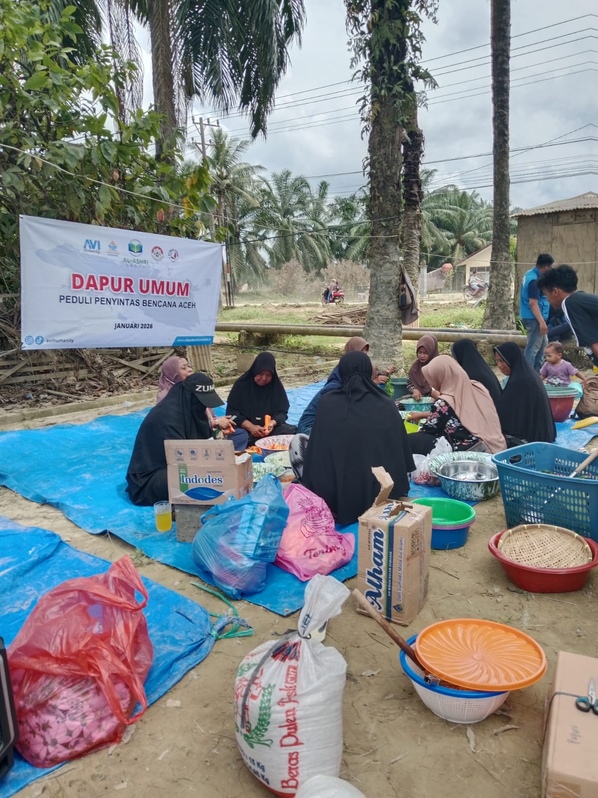 Pulihkan Psikososial Warga Pasca Banjir, AVI Bersama BKI IAIN Langsa Hadir di Aceh Tamiang